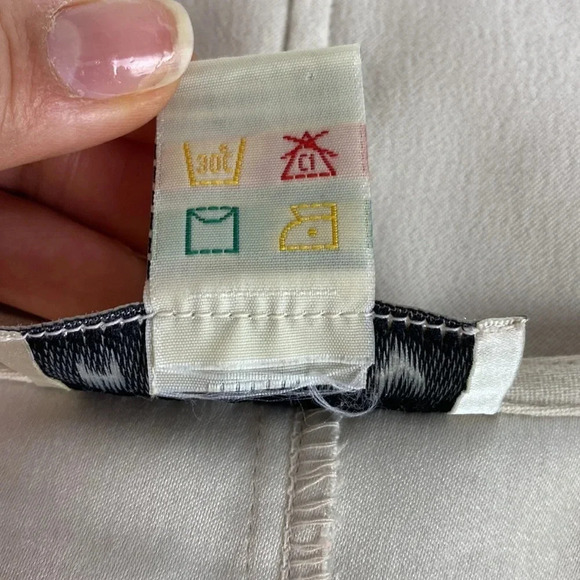 Cream beige solid clean girl v neck old money aesthetic bodycon midi dress sz 8 - Picture 4 of 12